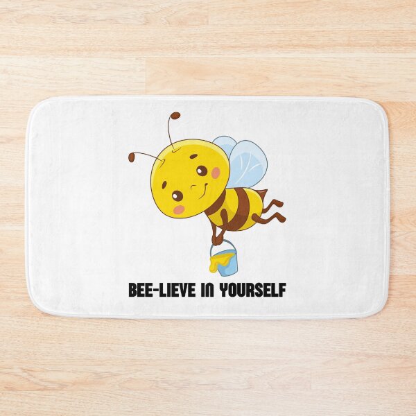 Item preview, Sweet little bee with the phrase: "Believe in yourself" designed and sold by mysummerland.