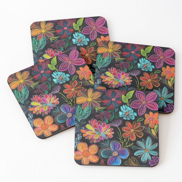 Item preview, Neon Flowers designed and sold by Ellimade.