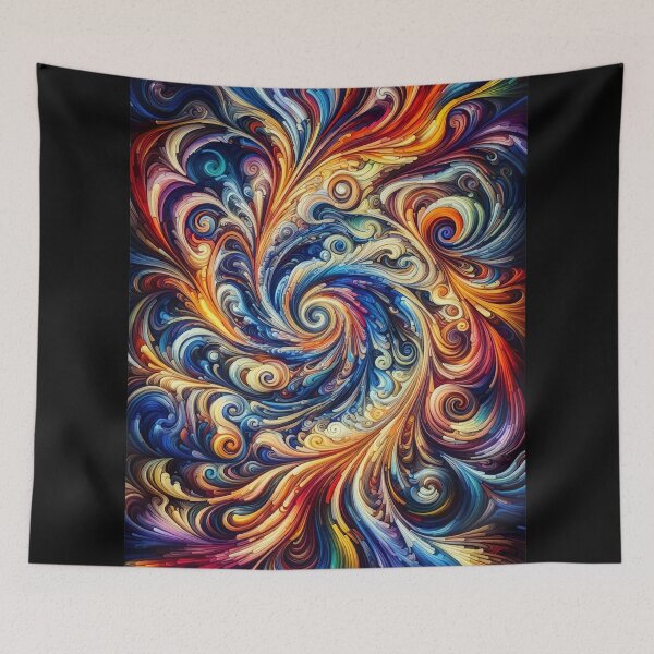 Item preview, Colorful Motion Abstract Art designed and sold by Nostalgia Busters.