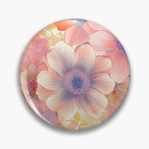 Item preview, Boho Flower Pattern Watercolor designed and sold by GinnyGi.
