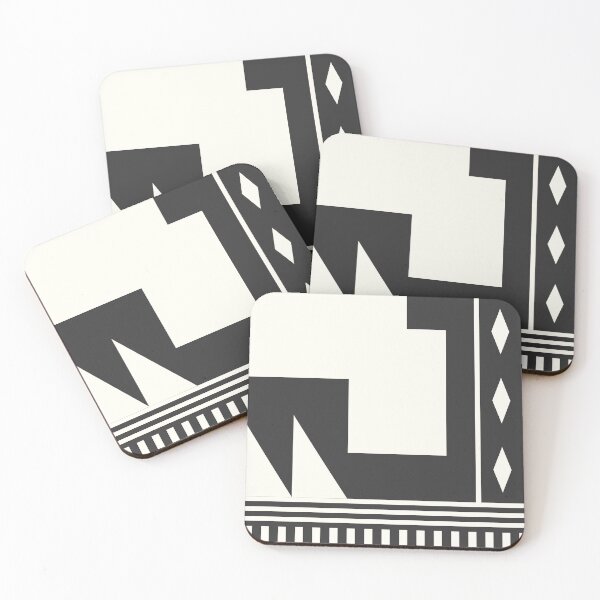 Item preview, Black and White Geometric Shapes designed and sold by DesignByRoseCo.