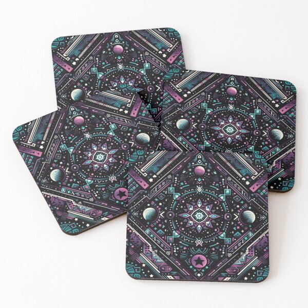 Item preview, Geometric Pattern #2 in Pink, Black, & Teal designed and sold by Paragon-Art.