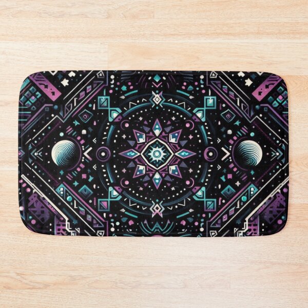 Item preview, Geometric Pattern #2 in Pink, Black, & Teal designed and sold by Paragon-Art.