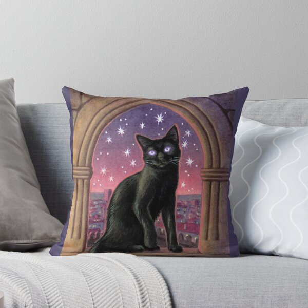 Item preview, Black Cat, City Cat designed and sold by Elisabeth Alba Illustration.
