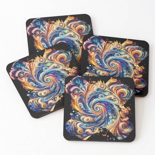 Item preview, Vibrant Abstract Swirl designed and sold by Nostalgia Busters.
