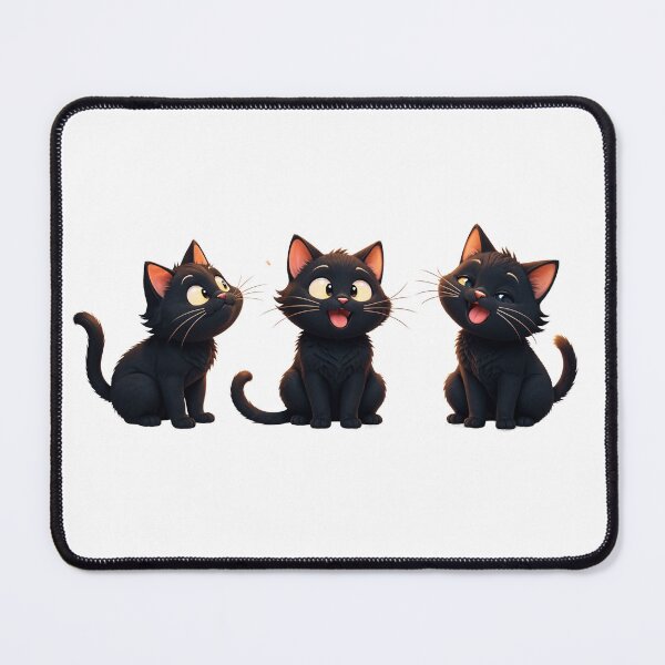 Item preview, Black Cat Expressions Character designed and sold by urbsrepublic.
