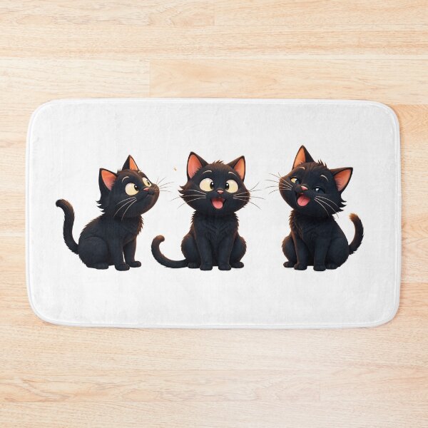 Item preview, Black Cat Expressions Character designed and sold by urbsrepublic.