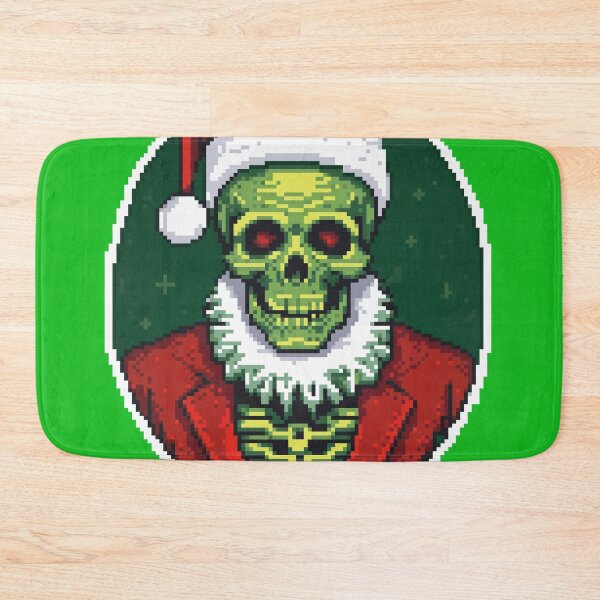 Item preview, Christmas in October - Halloween Santa Skeleton Design designed and sold by FunnyFarmDesign.