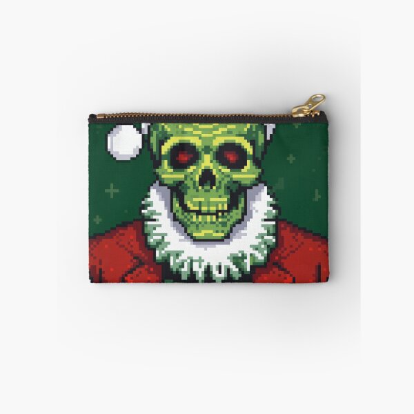 Item preview, Christmas in October - Halloween Santa Skeleton Design designed and sold by FunnyFarmDesign.