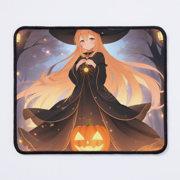 Item preview, Pretty Witches - Halloween Witch with Jack-o-Lantern designed and sold by FallenStarArt.