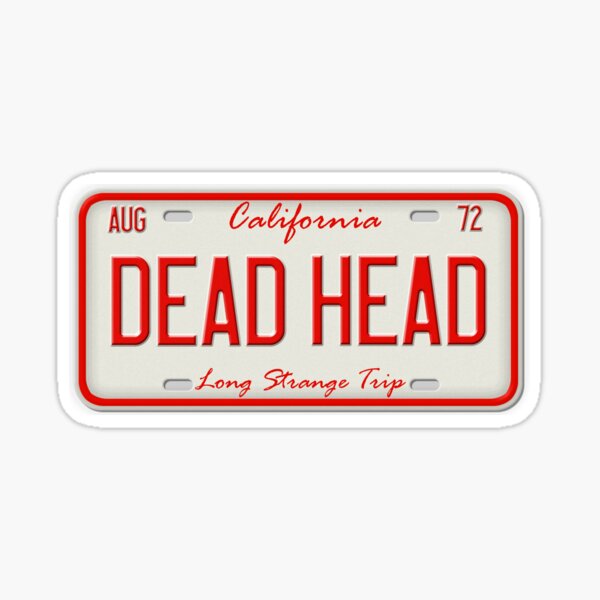 Item preview, Grateful Dead Inspired Dead Head License Plate  designed and sold by TheMadAppleShop.