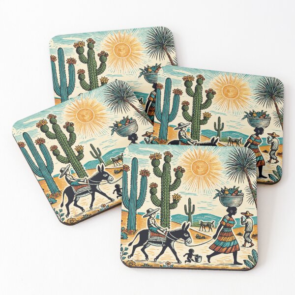 Item preview, Life in the Caatinga: A Sunny Day of Family and Hard Work designed and sold by Carocas20.