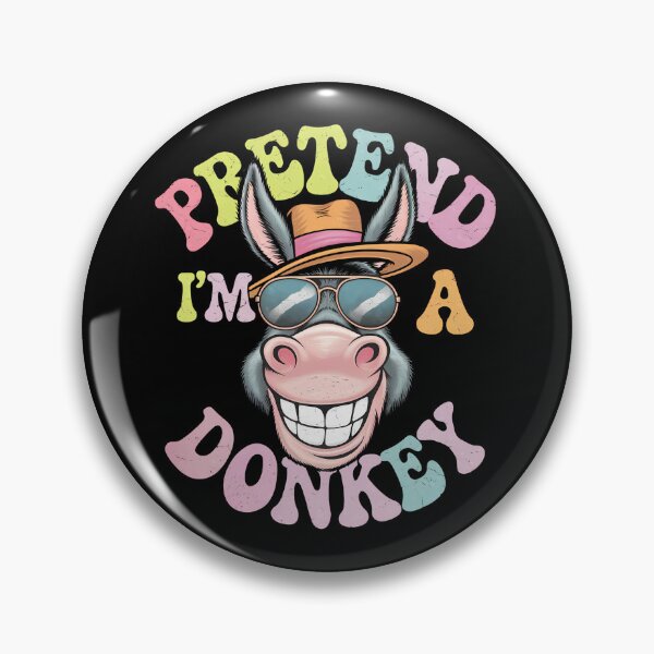 Item preview, Pretend I'm A Donkey Funny Animal Humor Shirt designed and sold by IT-Express.
