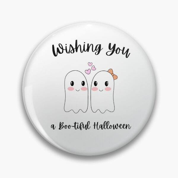 Item preview, Ghostly Love - Cute Couple Ghosts designed and sold by beautywithdemy.