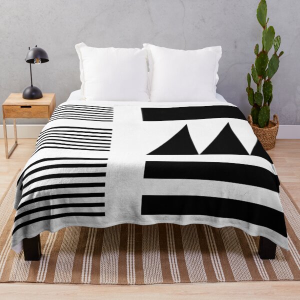 Item preview, Monotone Black Geometric Shapes and Lines designed and sold by DesignByRoseCo.