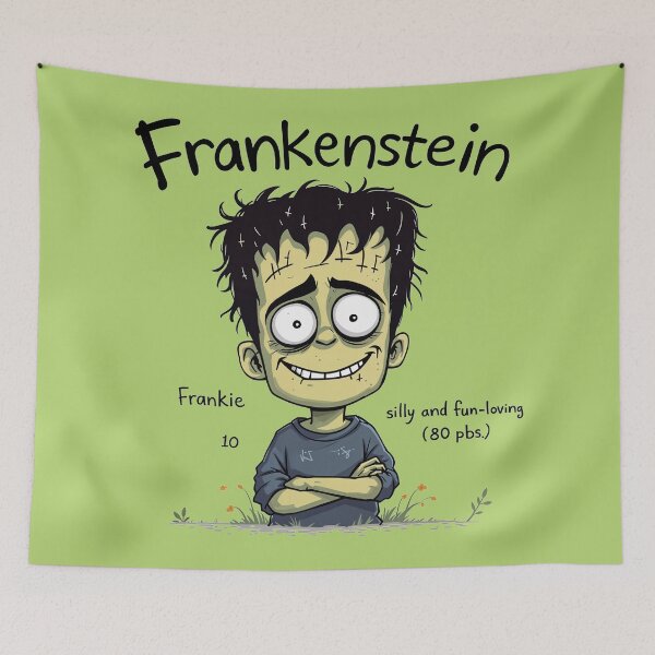 Item preview, Meet Frankie: The Fun-Loving Monster designed and sold by urbsrepublic.