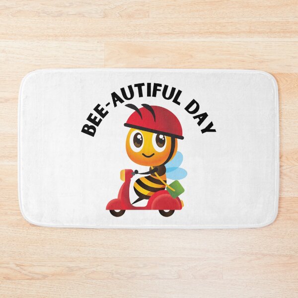 Item preview, Beautiful little bee with the phrase: Beautiful day designed and sold by mysummerland.