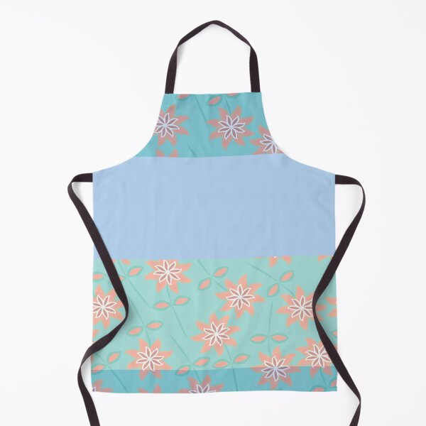 Item preview, Floral Harmony in Blue and Turquoise.  designed and sold by CONTRAPINK.