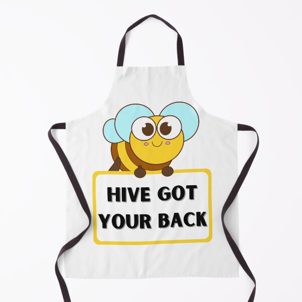 Item preview, Little bee with phrase Hive Got Your Back designed and sold by mysummerland.