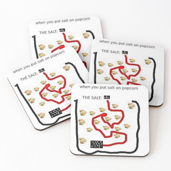 Item preview, Salty Popcorn - Popcorn Meme - Perfect for Movie Lovers and Snack Enthusiasts designed and sold by Earth Nature Creations.