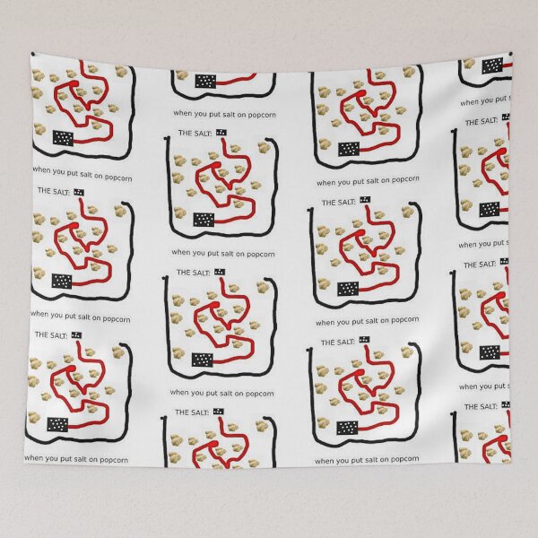 Item preview, Salty Popcorn - Popcorn Meme - Perfect for Movie Lovers and Snack Enthusiasts designed and sold by Earth Nature Creations.
