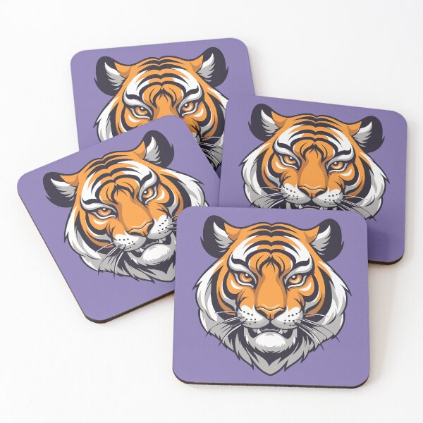 Item preview, Tiger Mascot Digital Art designed and sold by Magnolia Valley Art.
