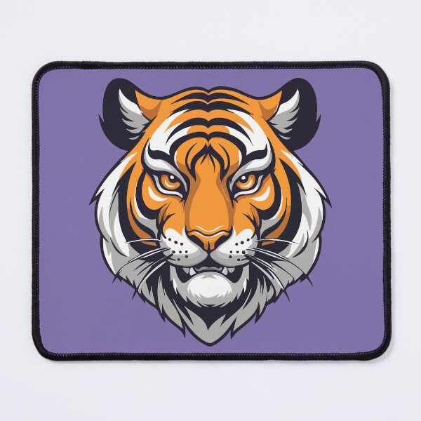Item preview, Tiger Mascot Digital Art designed and sold by Magnolia Valley Art.