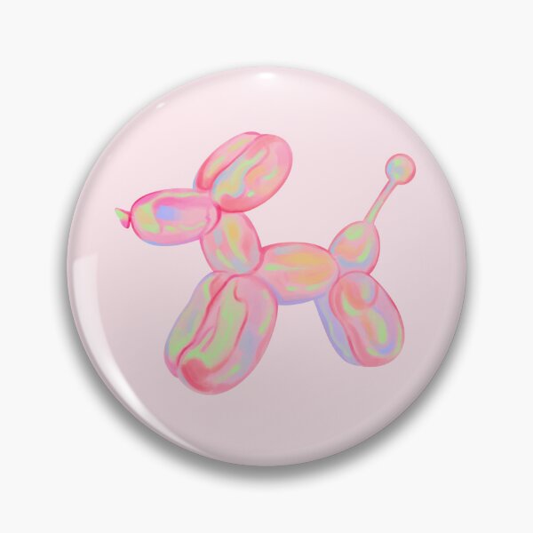 Item preview, Pink Balloon Animal Dog designed and sold by aliteraryday.