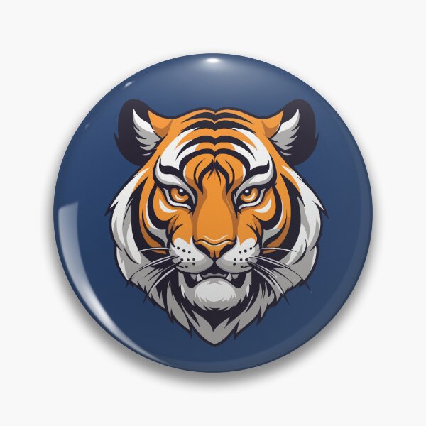 Item preview, Tiger Mascot Digital Art designed and sold by Magnolia Valley Art.