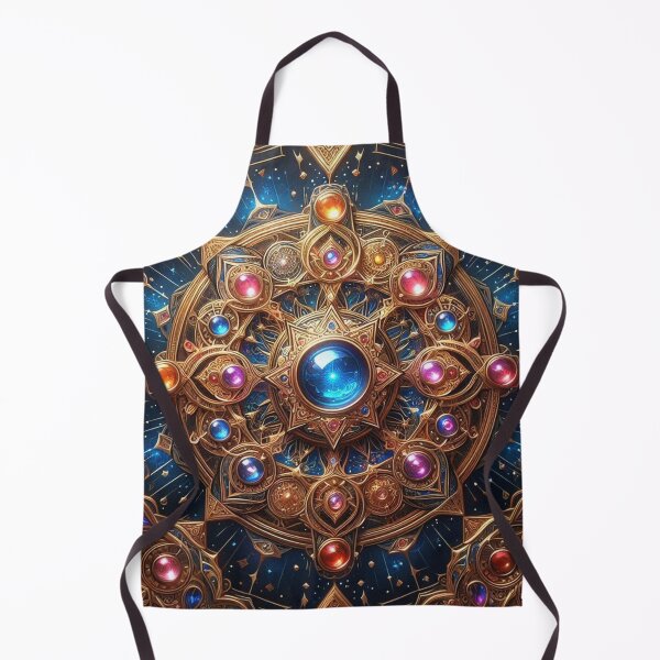 Item preview, Blue and Gold Jeweled Pattern  designed and sold by Paragon-Art.