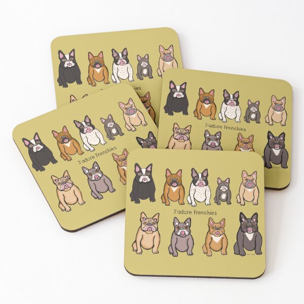 Item preview, Assorted Funny Frenchies designed and sold by Joslin Fields.