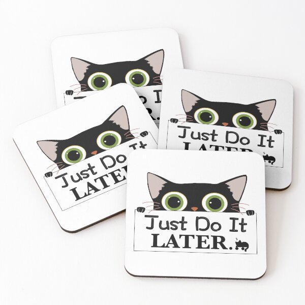 Item preview, Just do it! later Cat BoBo designed and sold by zirca31.