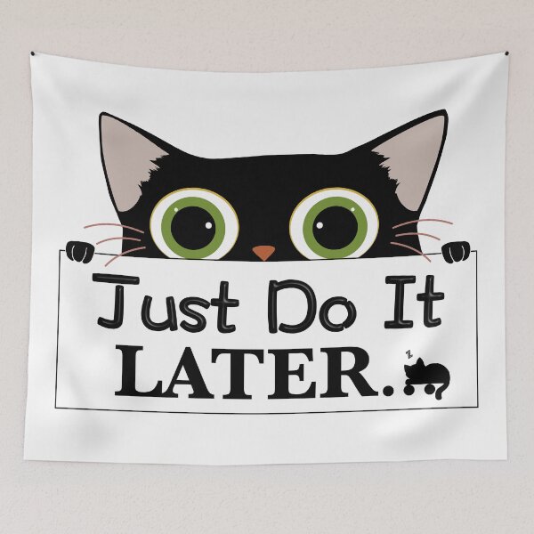 Item preview, Just do it! later Cat BoBo designed and sold by zirca31.