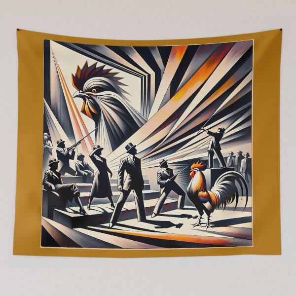 Item preview, Dynamic Rooster Renaissance designed and sold by FNORD-10111.