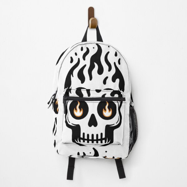Item preview, Skull with eyes of fire designed and sold by II IRONSKULLS II.