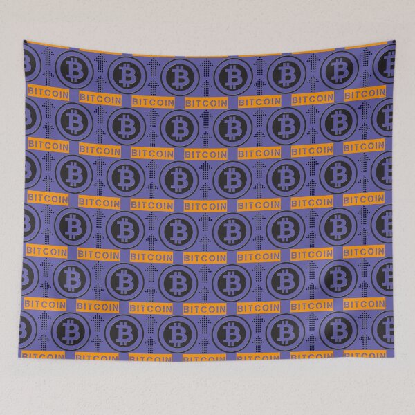 Item preview, Bitcoin Logo Pattern designed and sold by Nostalgia Busters.