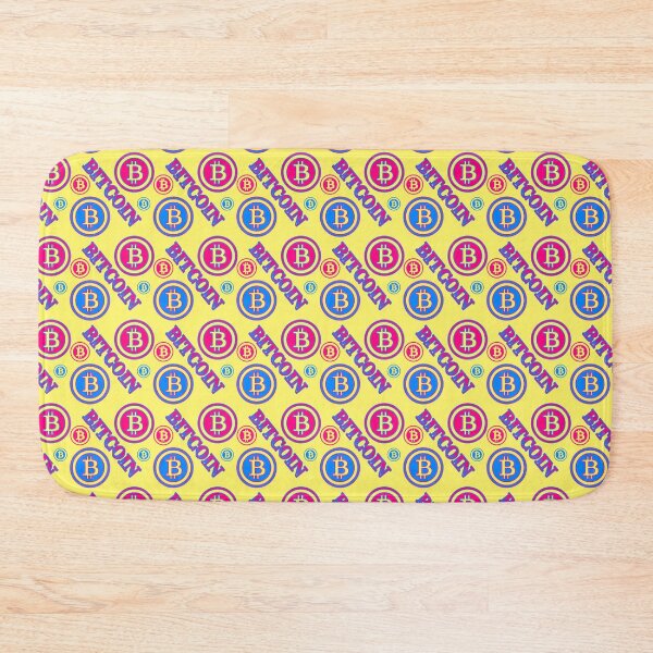 Item preview, Colorful Bitcoin Pattern designed and sold by Nostalgia Busters.
