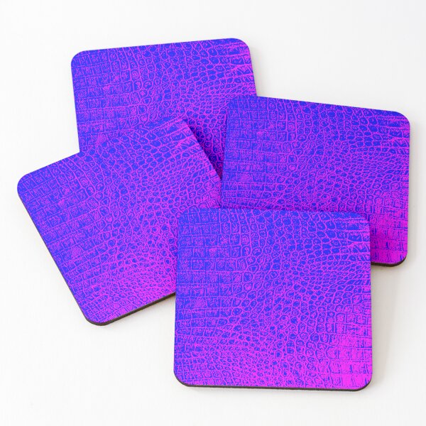 Item preview, Fuchsia and Blue Crocodile Skin Design/Diplodocus designed and sold by DesignFantazia.