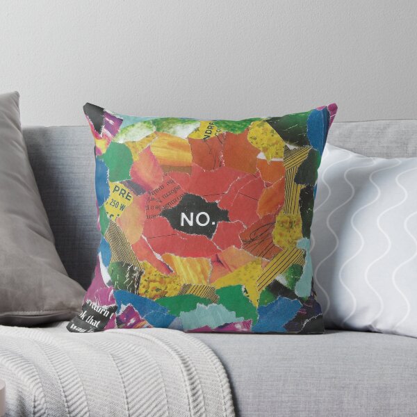 RainNo Throw Pillow