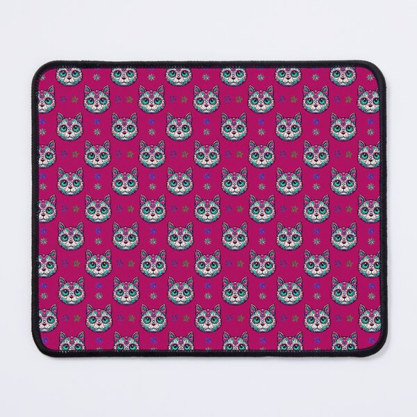 Item preview, Calavera Cat Art Pattern designed and sold by Nostalgia Busters.