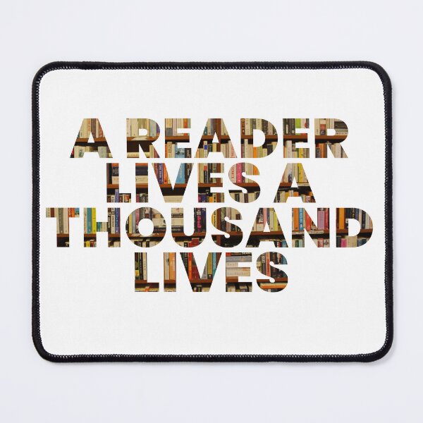 Item preview, A Reader Lives A Thousand Lives designed and sold by MightyPenShop.