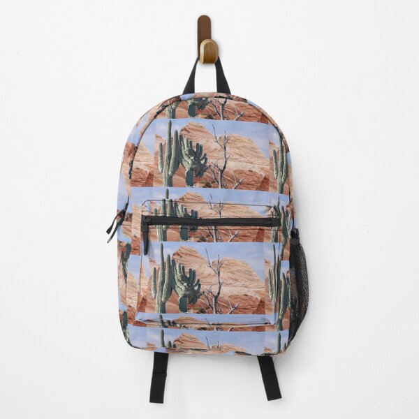 Item preview, Crestate and regular saguaro cacti superimposed on Coyote Buttes designed and sold by Creative Endeavors ..
