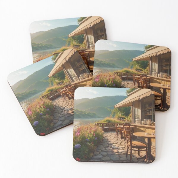 Item preview, Nature’s Café by the Mountain Stream designed and sold by BlareBlare.