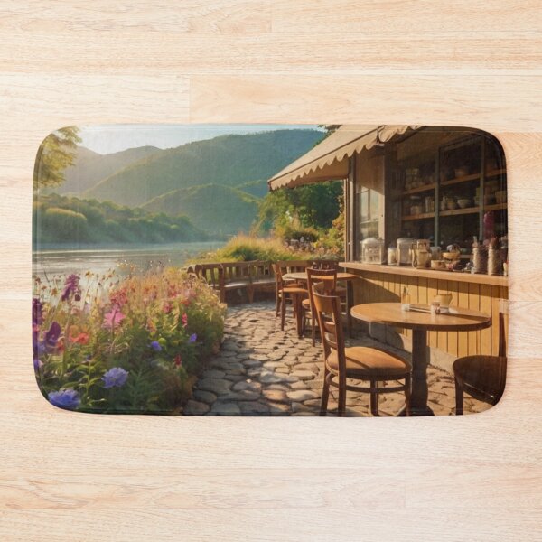 Item preview, Nature’s Café by the Mountain Stream designed and sold by BlareBlare.