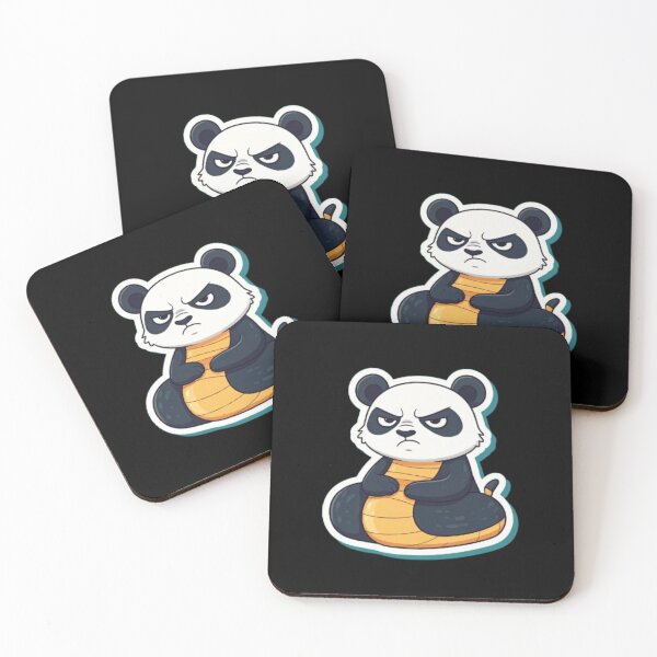 Item preview, Grumpy Panda Snake designed and sold by StickersRyous.