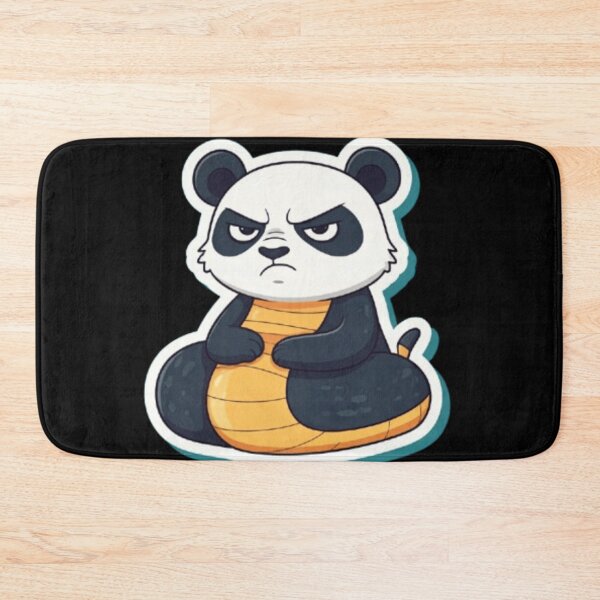 Item preview, Grumpy Panda Snake designed and sold by StickersRyous.