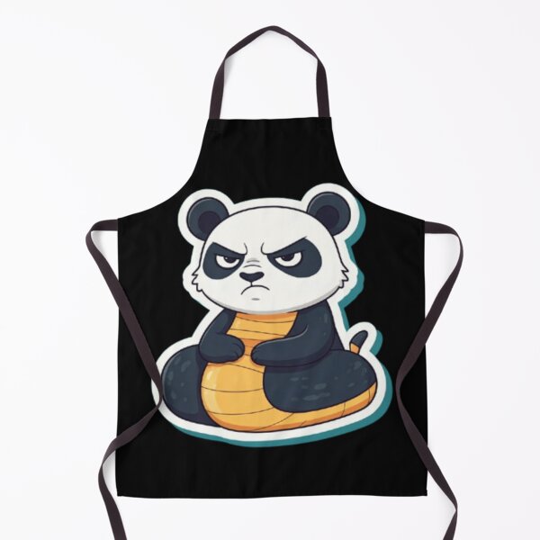 Item preview, Grumpy Panda Snake designed and sold by StickersRyous.