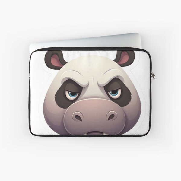 Item preview, Grumpy Hippo Panda designed and sold by StickersRyous.