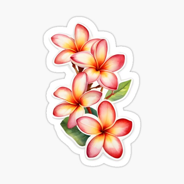 Item preview, Red Plumeria designed and sold by HOMETOWN86.