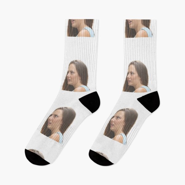 Item preview, Guy looking, distracted boyfriend, angry girlfriend meme design designed and sold by tatestees.